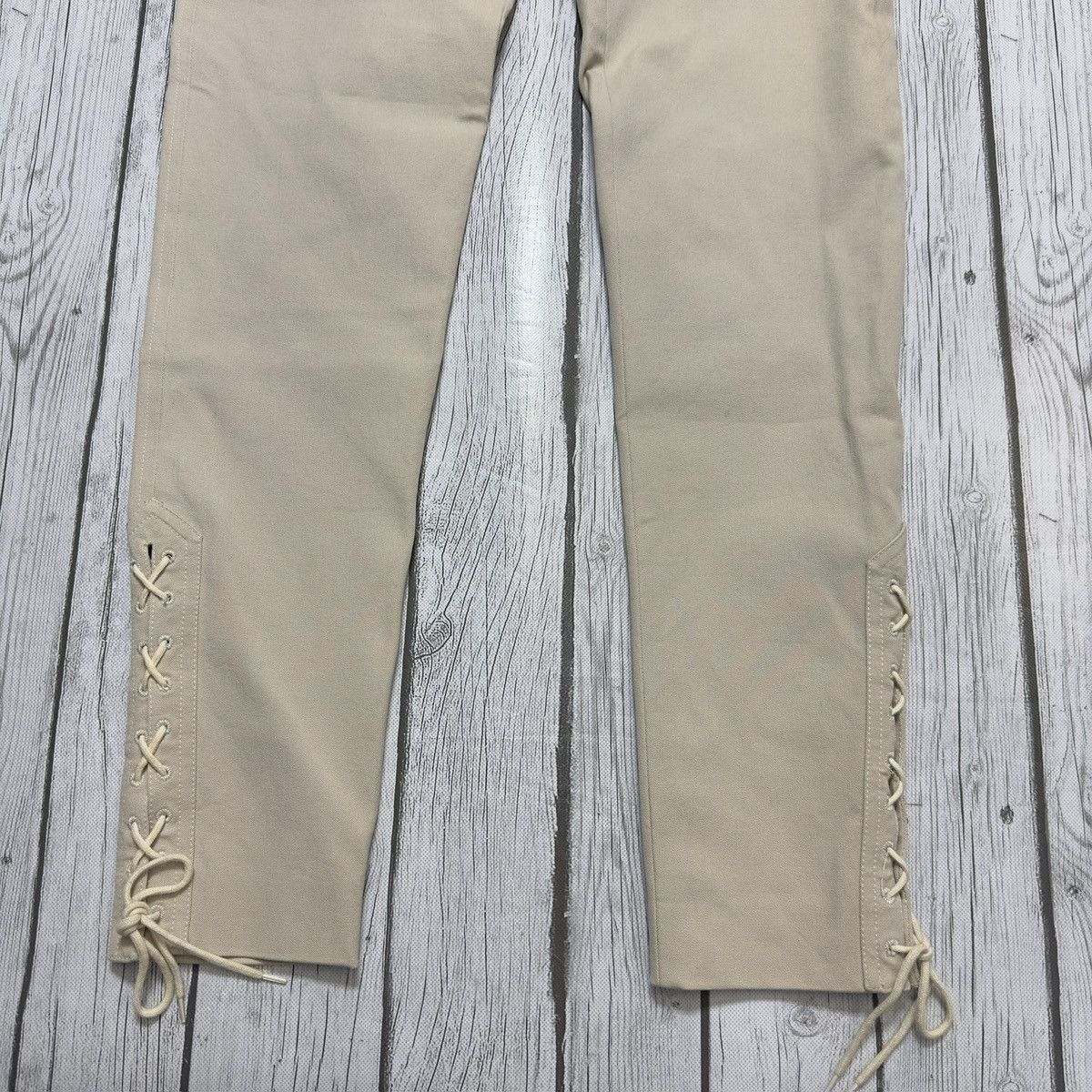 Chanel × Vintage Vintage Chanel lace up riding pants Size 27" / US 4 / IT 40 - 3 Thumbnail