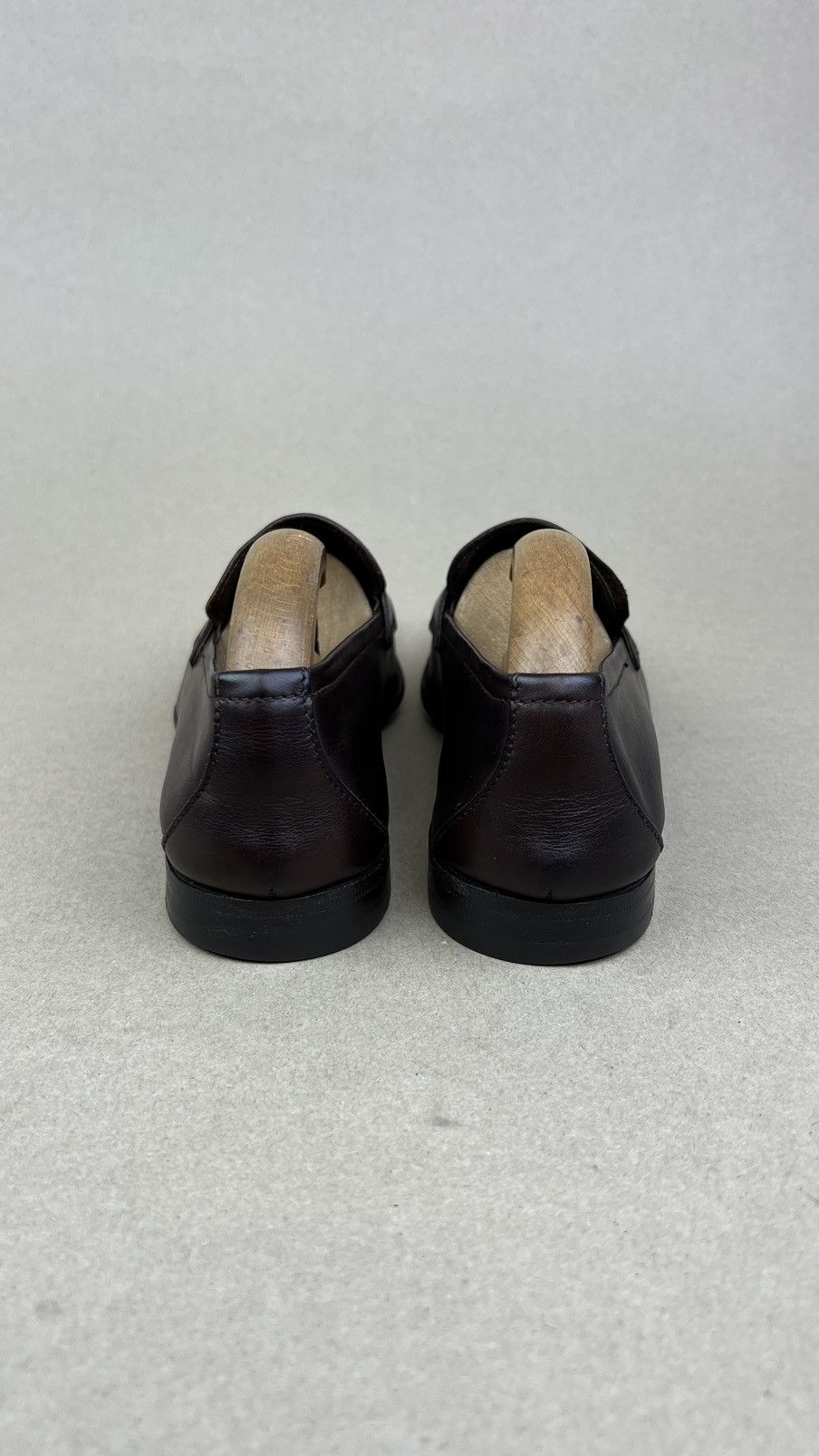 Prada PRADA Loafers Leather Penny Shoes Dark Brown Men's Size US 7.5 / EU 40-41 - 7 Thumbnail