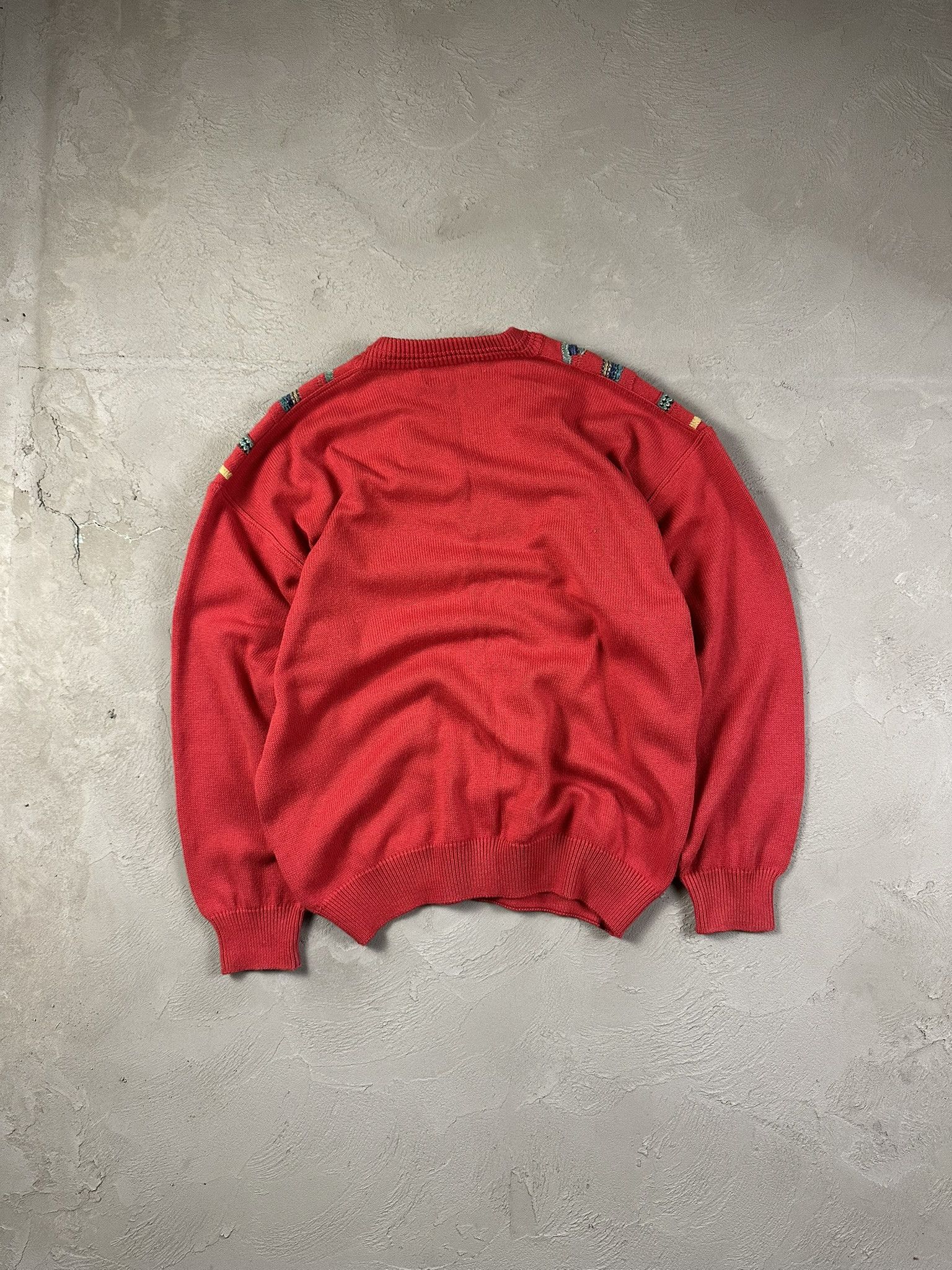 Vintage 80s Vintage Italian 3D Cable Oversized Boxy Sweater Size US M / EU 48-50 / 2 - 9 Thumbnail