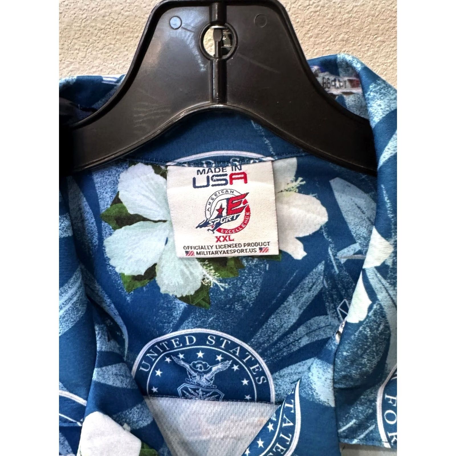 Vintage RARE United States Air Force Licensed Hawaiian SHORT SLEEVE BUTTON UP SHIRT XL Size US XL / EU 56 / 4 - 7 Thumbnail