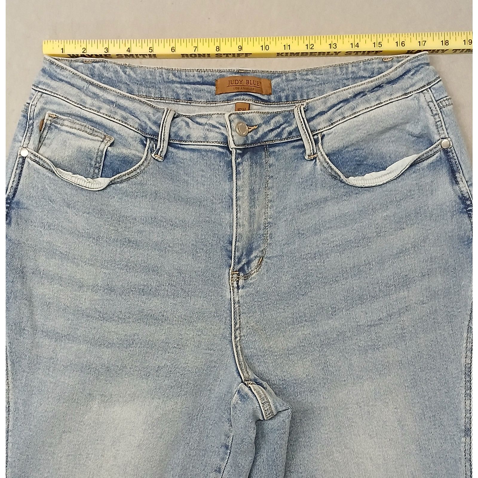 Judy Blue Judy Blue (18W) Women's Baggy Boot Cut Blue Denim Jeans Size 40" / US 18 - 3 Thumbnail