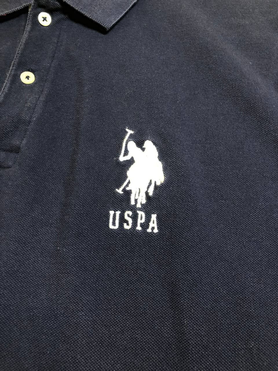 U.S. Polo Assn. U.S. Polo Assn. Men's Short Sleeve Polo Navy Color Size US XXL / EU 58 / 5 - 7 Thumbnail
