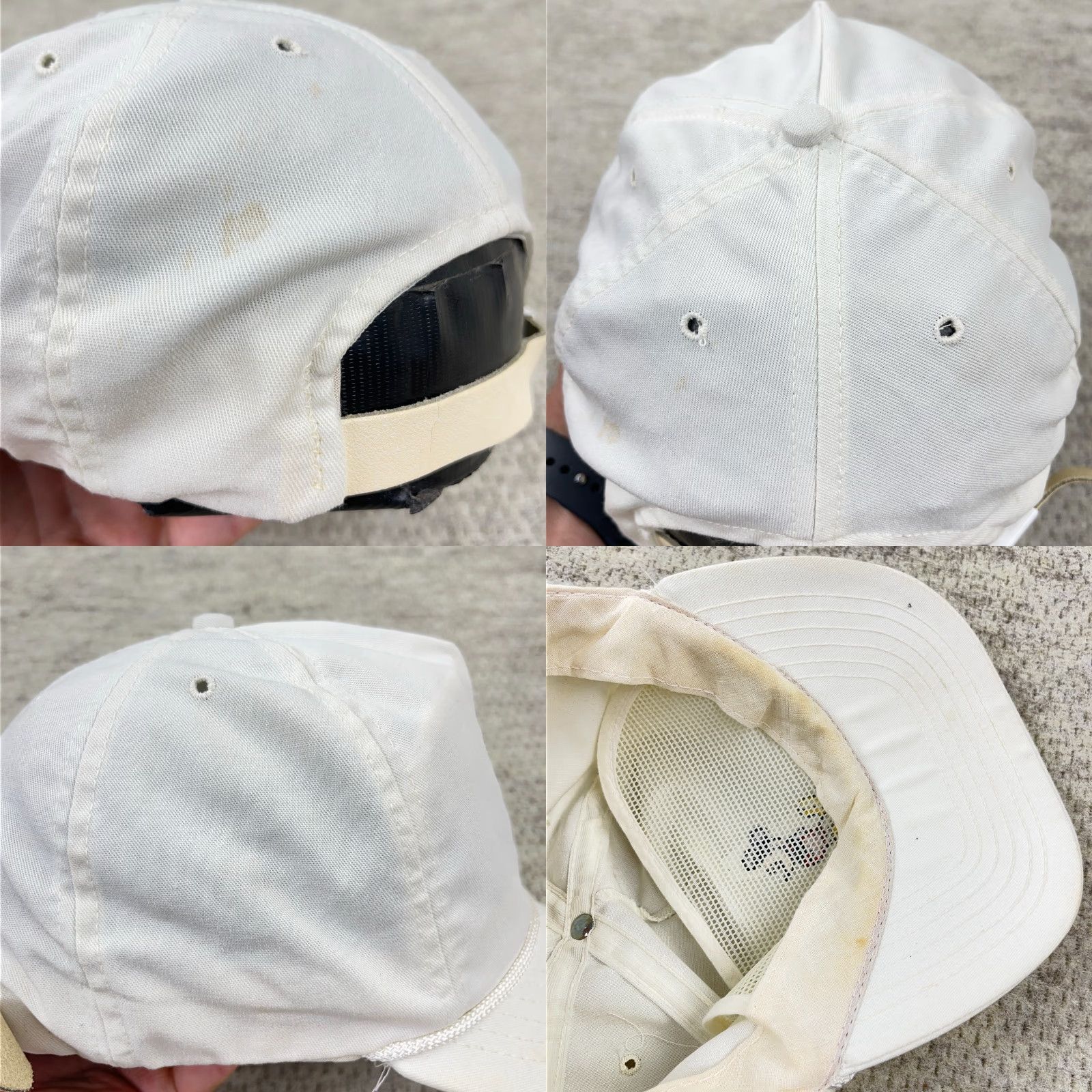 Disney VINTAGE Disney Mickey Mouse Hat Cap Adjustable Strap Back 90s Casual Adult One Size White Mens Size ONE SIZE - 8 Thumbnail