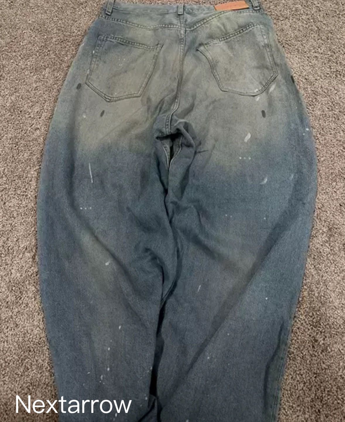 Acne Studios Acne studios Splash ink mud on jeans 2412-Nextarrow Size US 44 / EU 60 - 2 Thumbnail