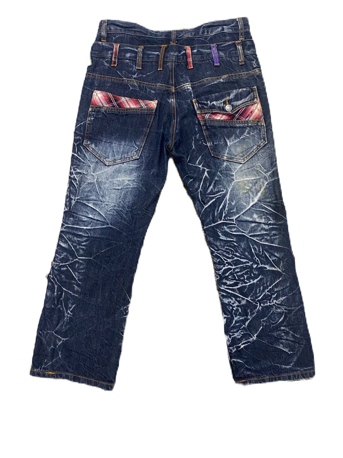 If Six Was Nine NYLAUS ROOT DESIGN DOUBLE WAIST STYLE CROOPED SEDITIONARIES Size US 31 - 2 Thumbnail