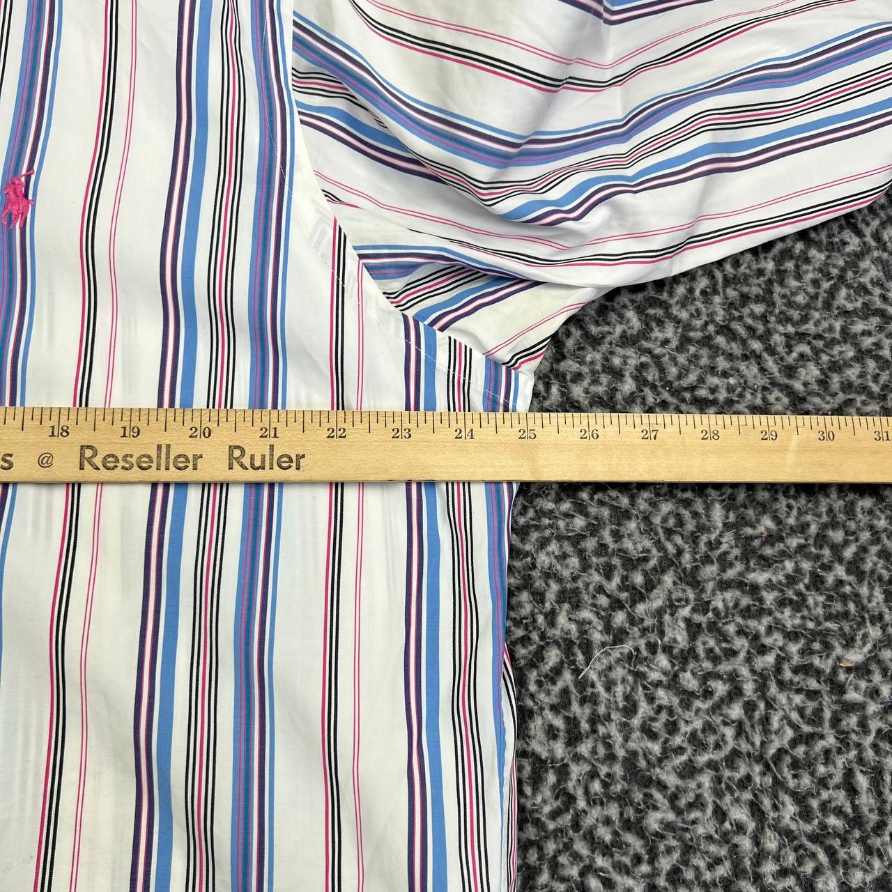 Ralph Lauren Ralph Lauren Button Down Shirt Men 17 XL Custom Fit Striped Size US XL / EU 56 / 4 - 3 Thumbnail
