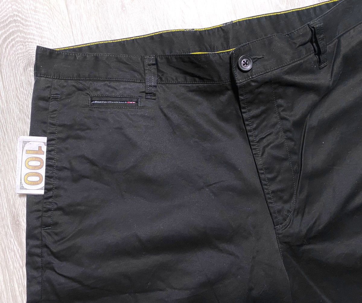 Diesel Diesel Black Cotton Chino Casual Pants Trousers Formal Size US 34 / EU 50 - 10 Thumbnail