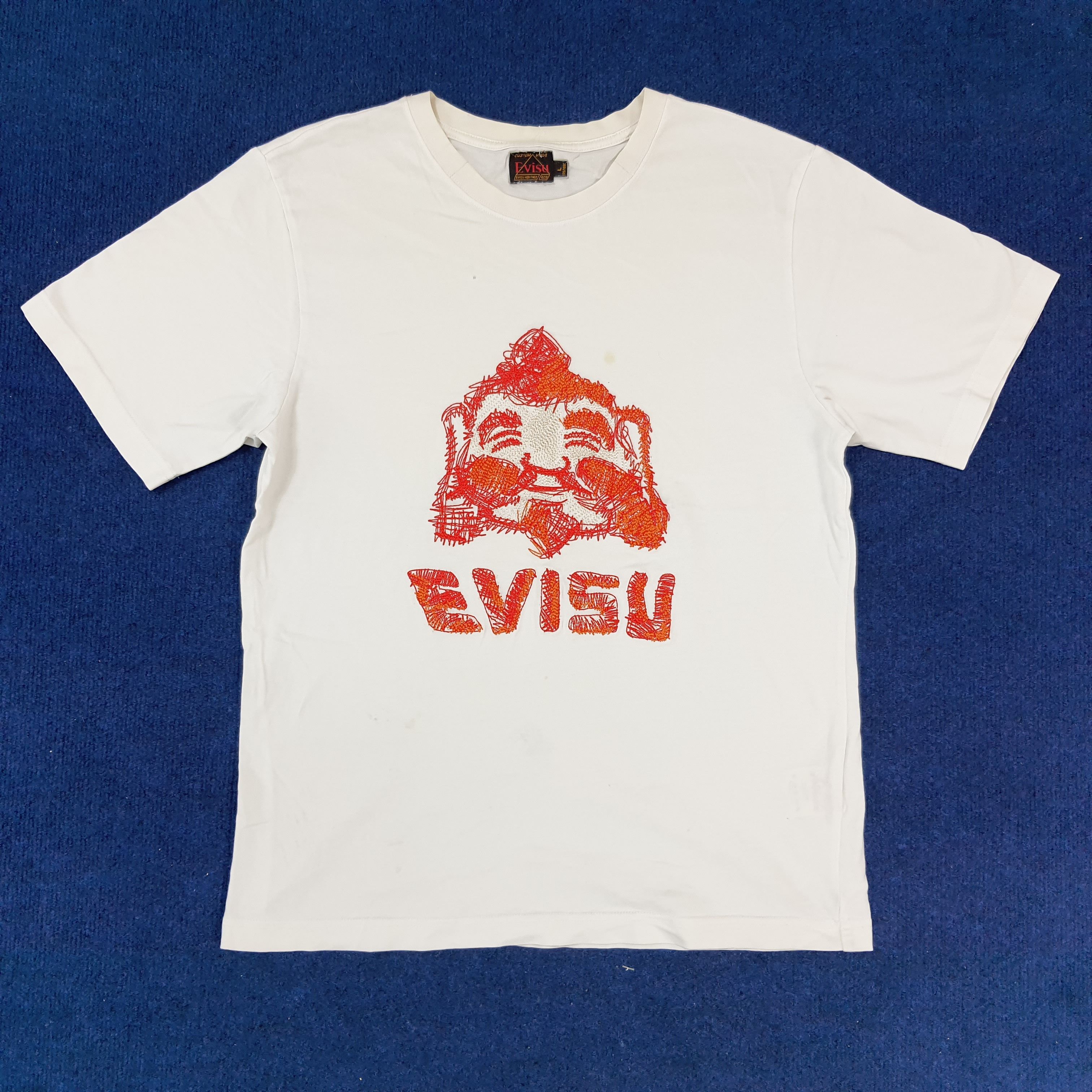 Evisu × Japanese Brand × Vintage Vintage Evisu Embroidered Japanese Brand Tshirt Size US M / EU 48-50 / 2 - 1 Thumbnail