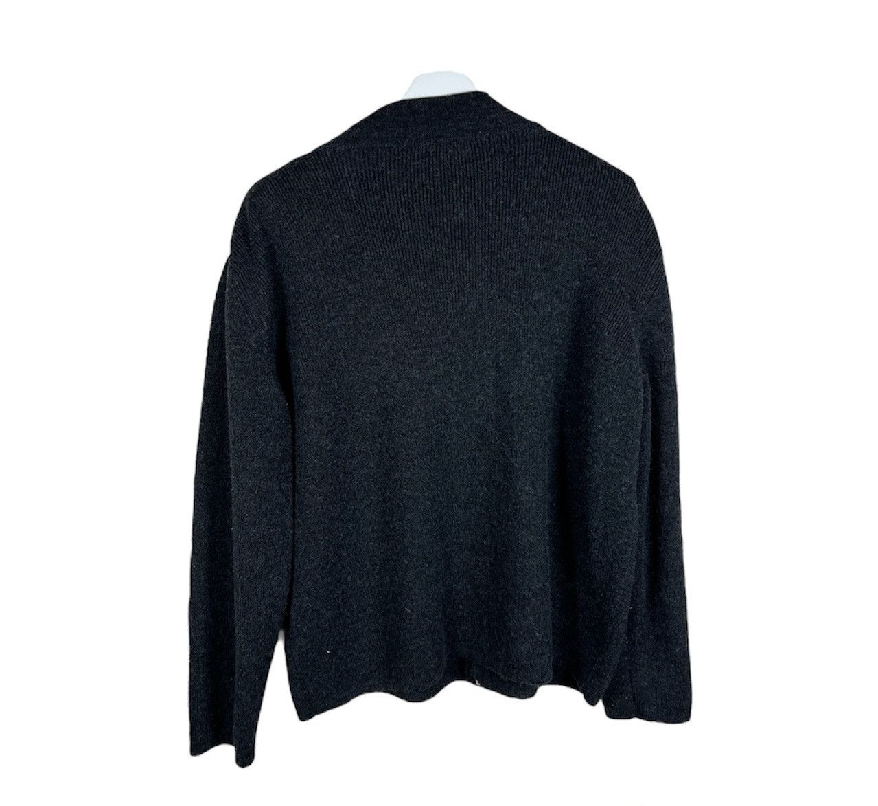 Versace Vintage Versace classic v2 asymmetric zip wool knit sweater Size US L / EU 52-54 / 3 - 2 Thumbnail