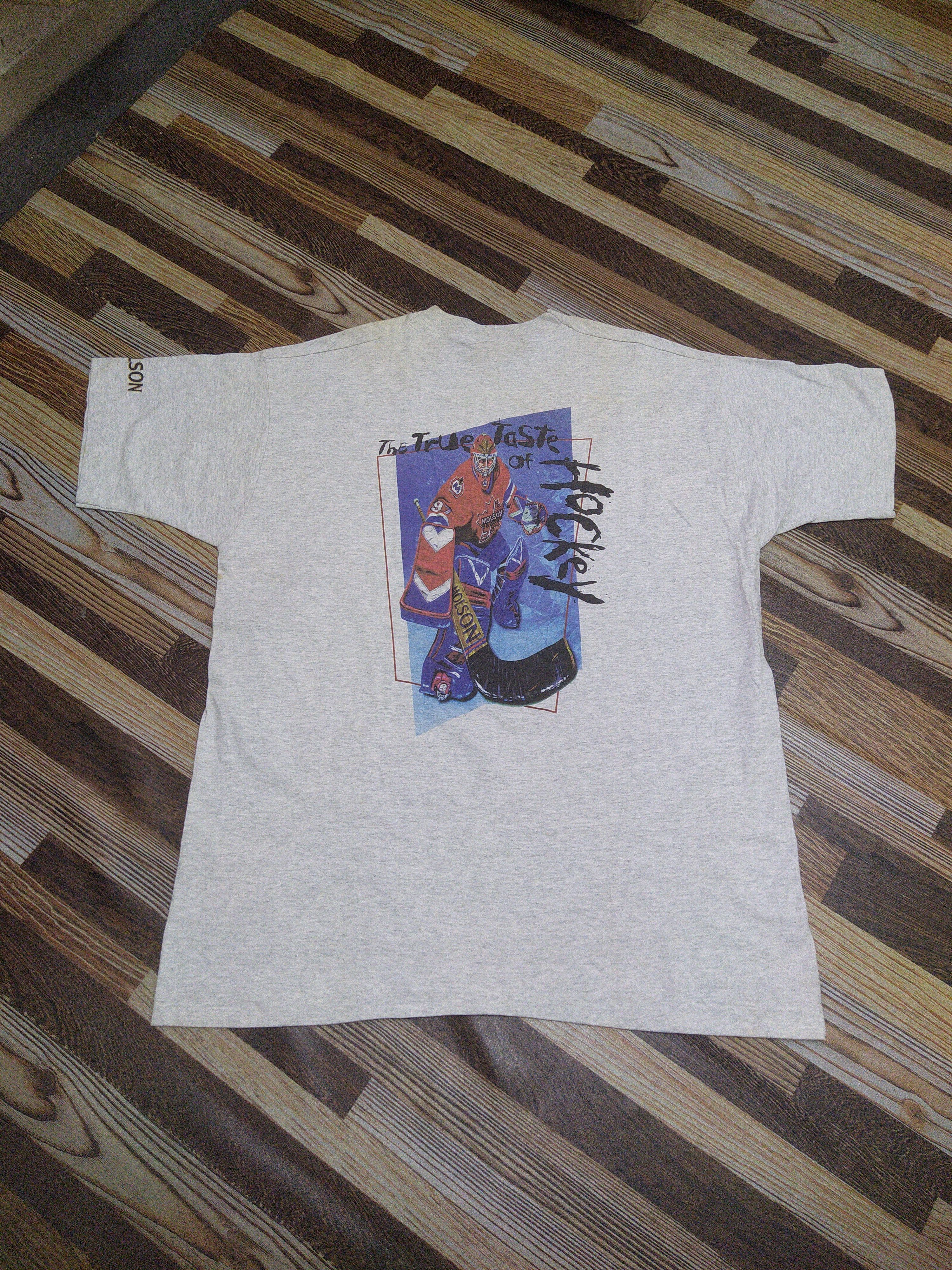 Vintage Vintage 90s Molson Ice Beer The True Taste of Hockey Size US XL / EU 56 / 4 - 1 Thumbnail