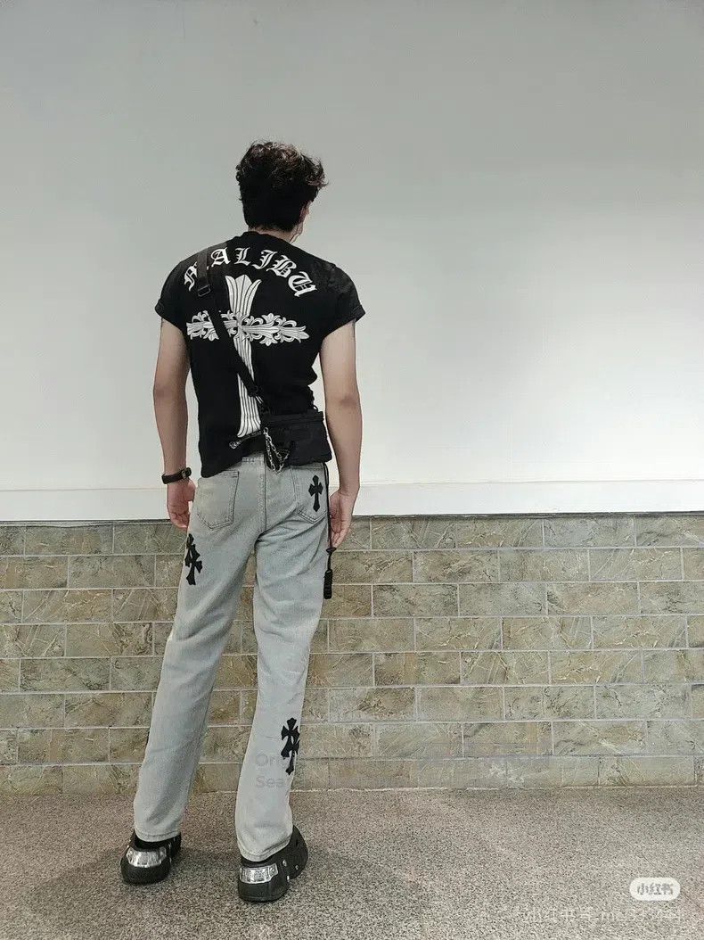 Chrome Hearts CHROME HEARTS Size S Oversized cross short sleeve behind ho Size US S / EU 44-46 / 1 - 8 Thumbnail
