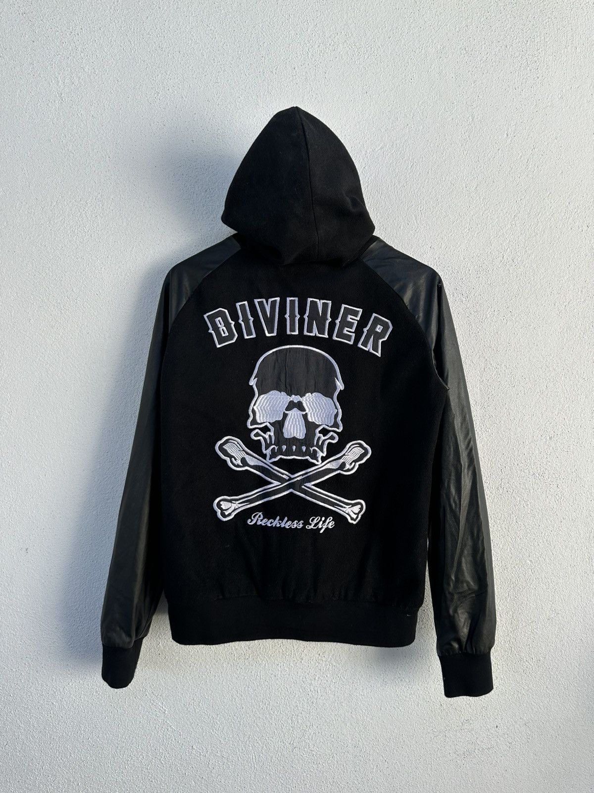If Six Was Nine Deviner Skull Punk Full Zipper Jacket Size US M / EU 48-50 / 2 - 1 Thumbnail