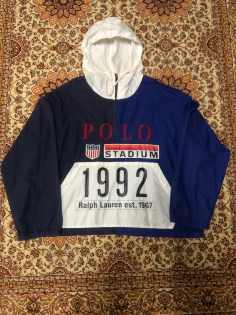 Ralph Lauren Sport 🔥POLOARCHIVE🔥VINTAGE POLO RALPH LAUREN 1992 STADIUM JACKET Size US L / EU 52-54 / 3 - 1 Thumbnail