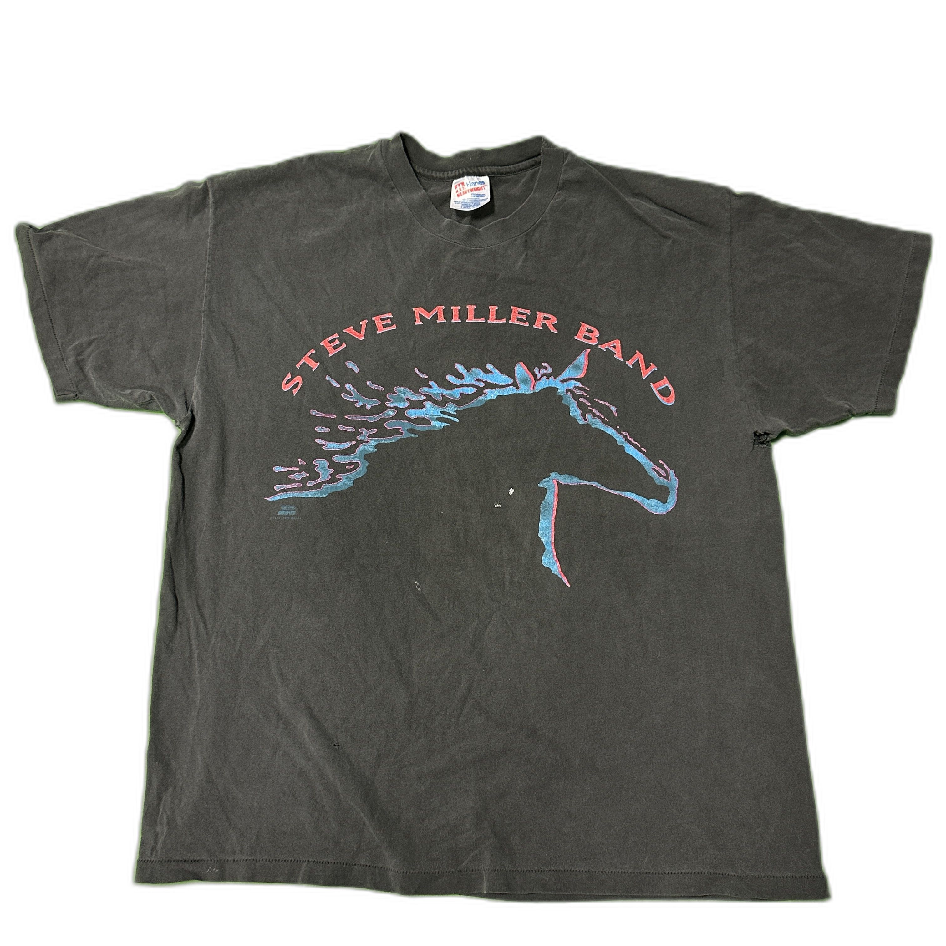 Hanes Vintage Steve Miller Band Graphic Horse T-Shirt Size XL Size US XL / EU 56 / 4 - 1 Thumbnail