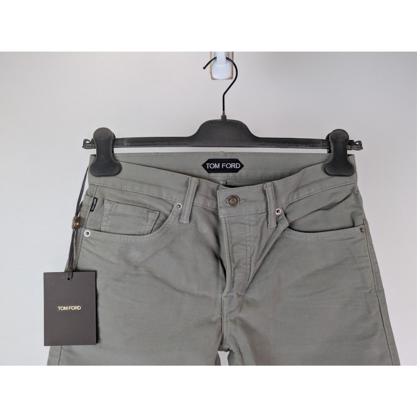 Tom Ford o1rshd1 Slim Fit Denim Jeans in Grey 31 Size US 31 - 3 Thumbnail