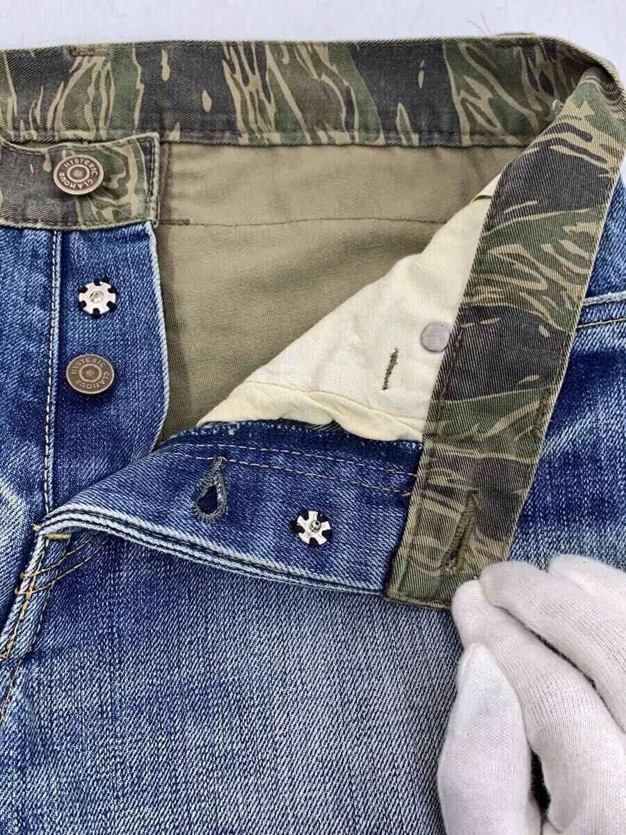 Hysteric Glamour Reconstructed Camo Cargo Denim Jeans Size US 28 / EU 44 - 3 Thumbnail