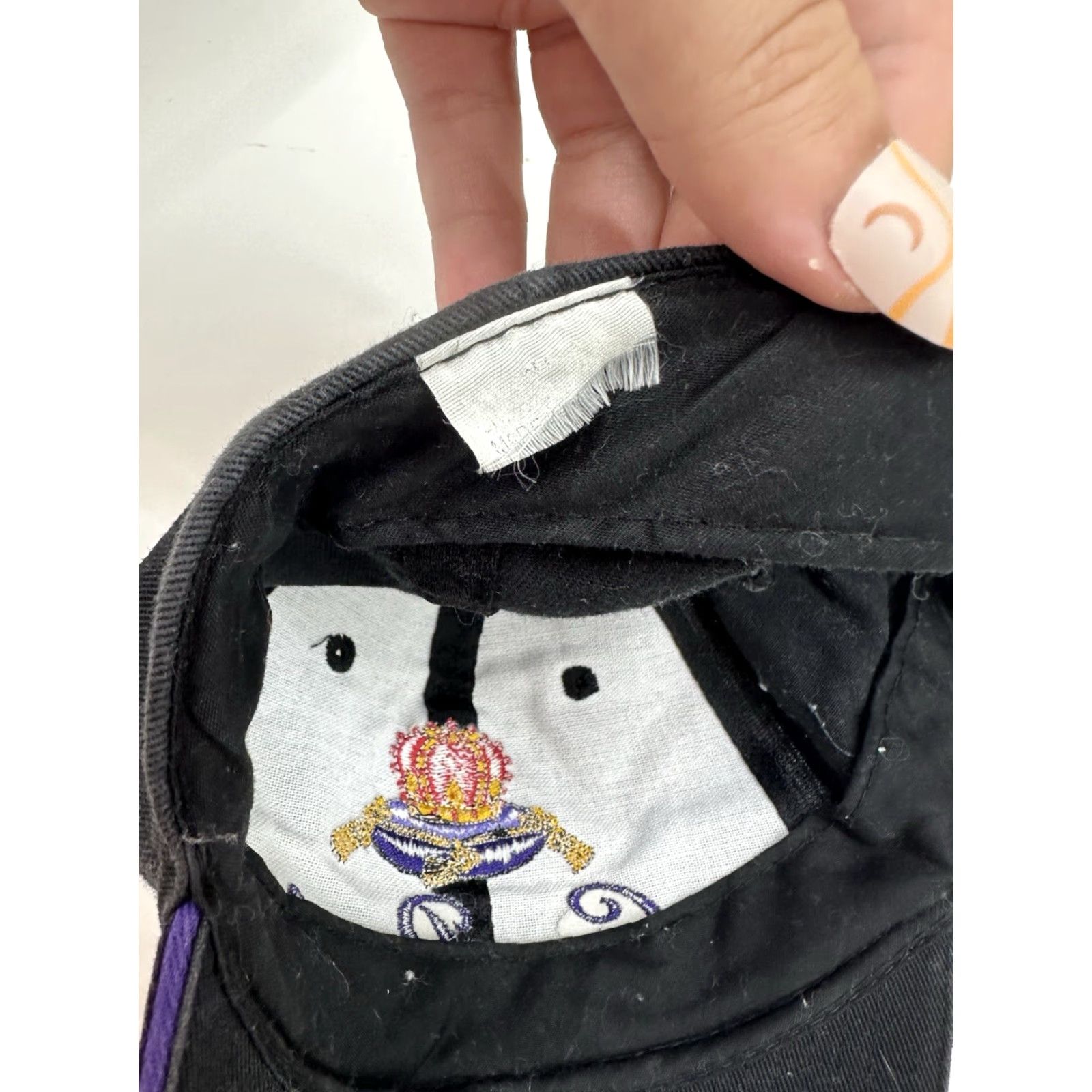 Logo 7 Unbranded Crown Royal Baseball Hat Black Crown Royal Embroidered Logo Adjustable Mens Baseball Cap Overhead Crown Royal Logo Adjustable Black Cap Size ONE SIZE - 4 Thumbnail