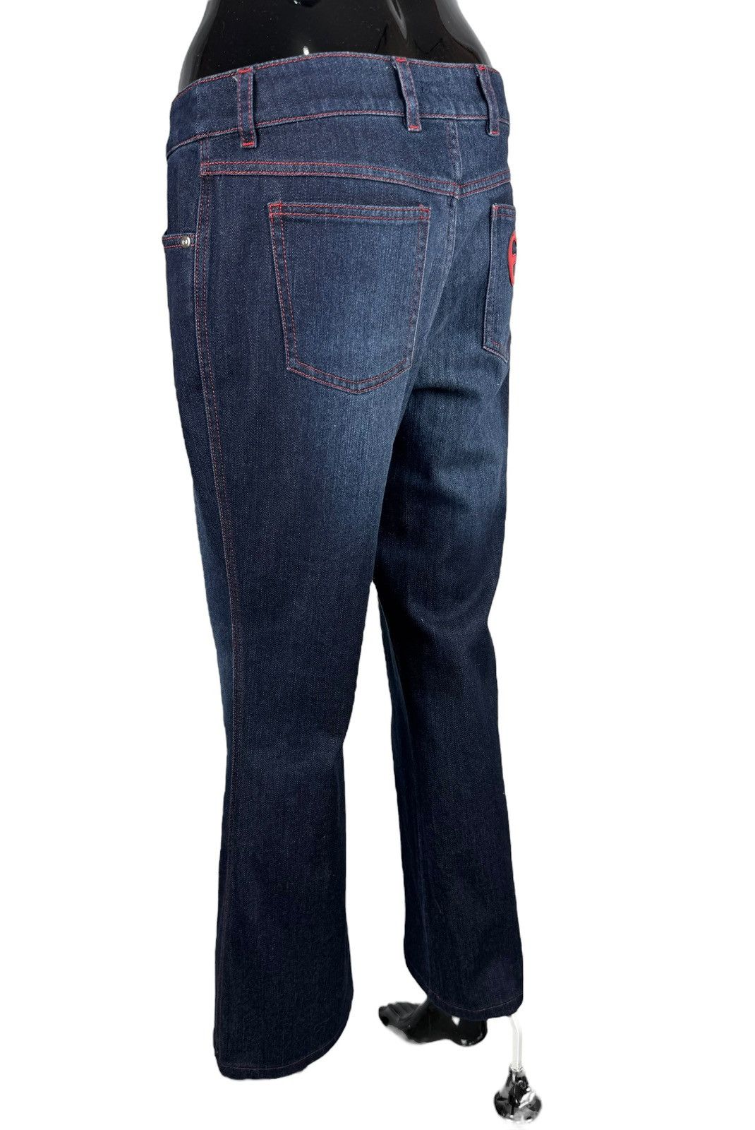 Escada Escada Flared Jeans Embroidered Logo size DE38 IT44 Size 30" / US 8 / IT 44 - 6 Thumbnail