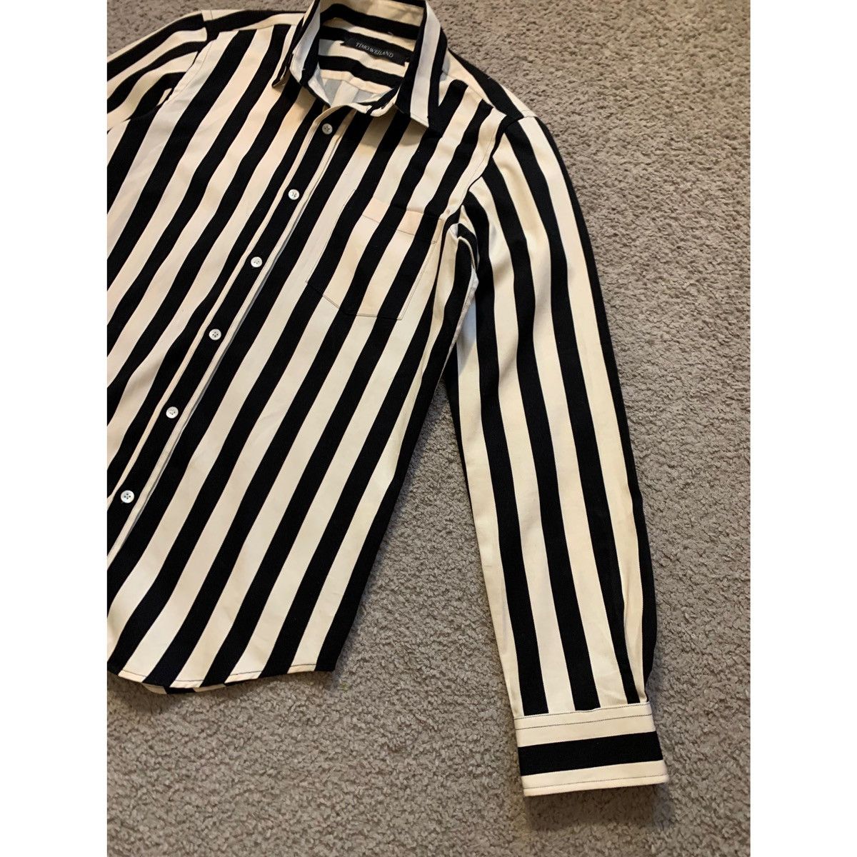 Timo Weiland TIMO WEILAND STRIP SHIRT Size US S / EU 44-46 / 1 - 3 Thumbnail