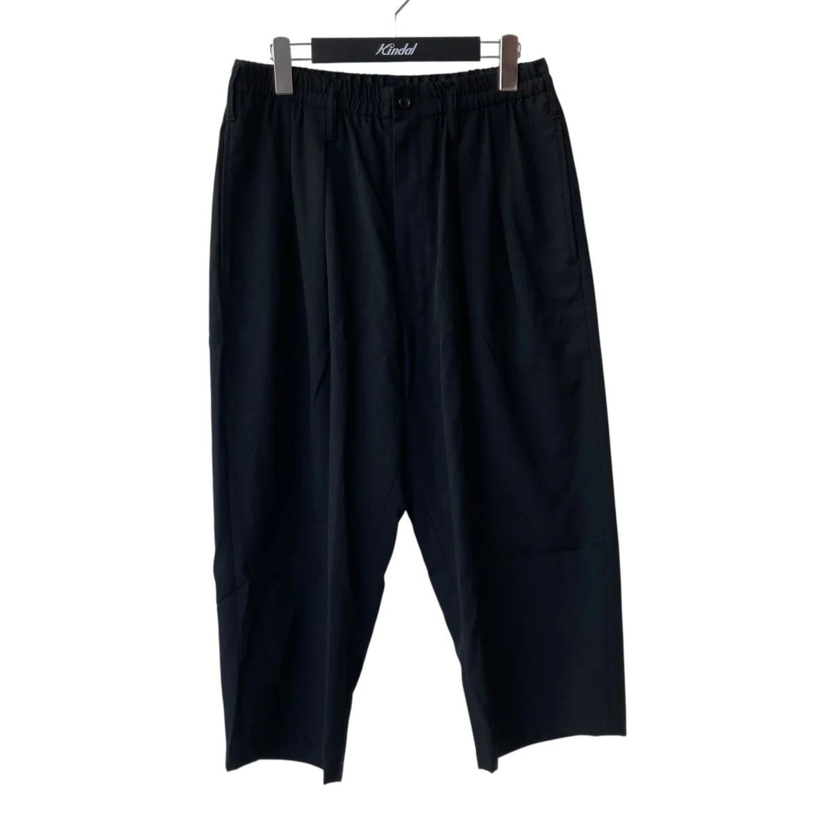 Yohji Yamamoto pour homme 2-pleat elastic waist wool pants