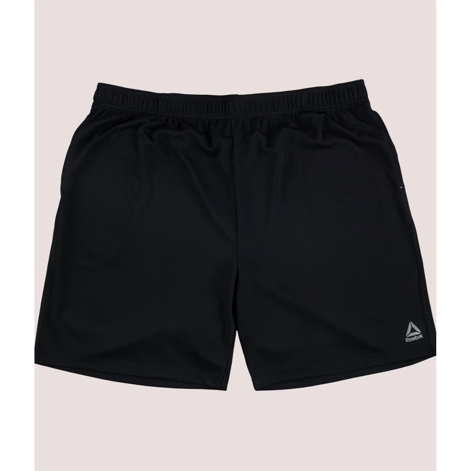 Reebok VINTAGE Reebok Mens Playdry Athletic Workout Shorts, Black, 2XL Size US 39 - 1 Thumbnail