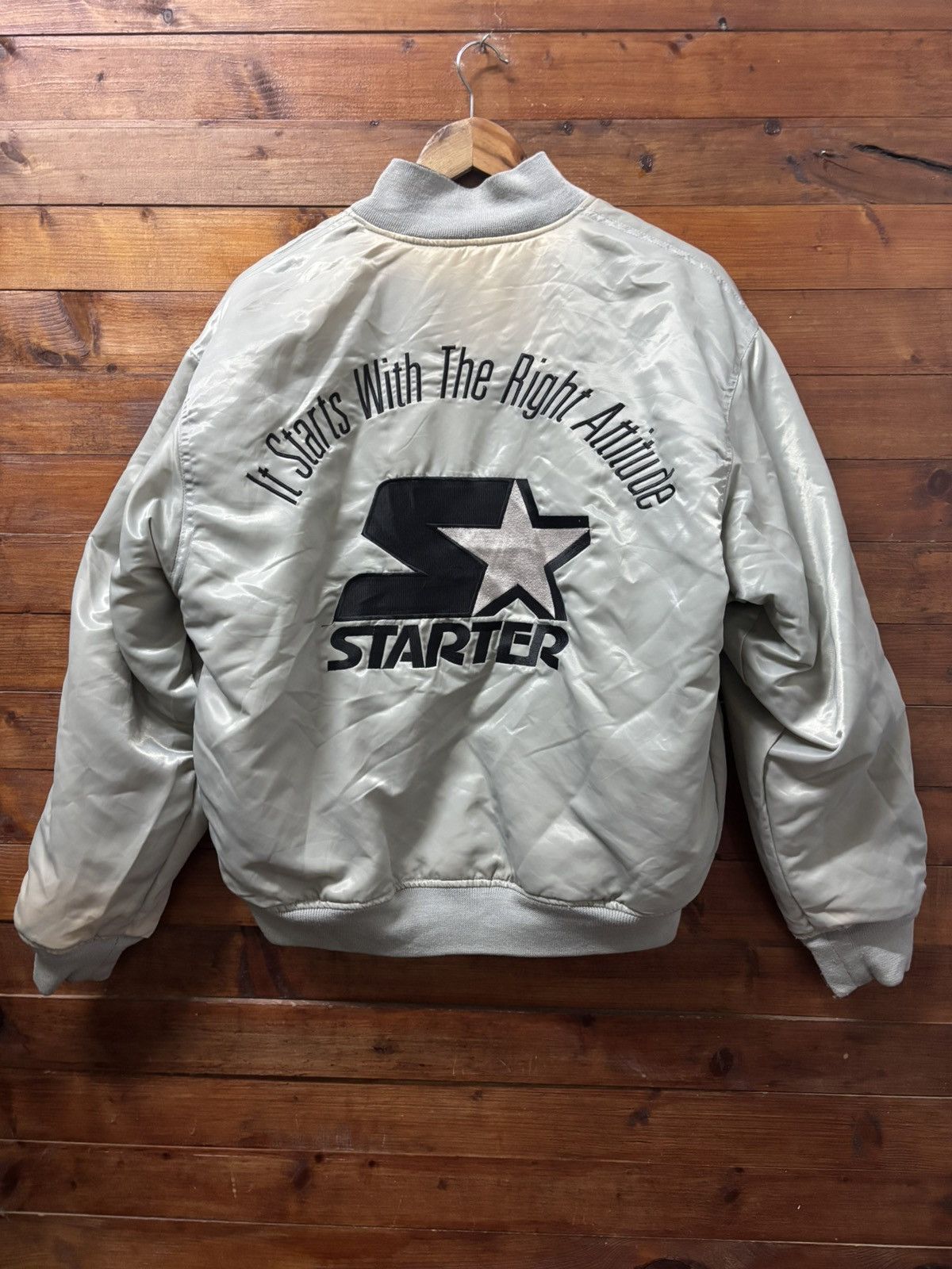 NHL Vintage 90s stater los angeles king reversible satin jacket Size US L / EU 52-54 / 3 - 5 Thumbnail