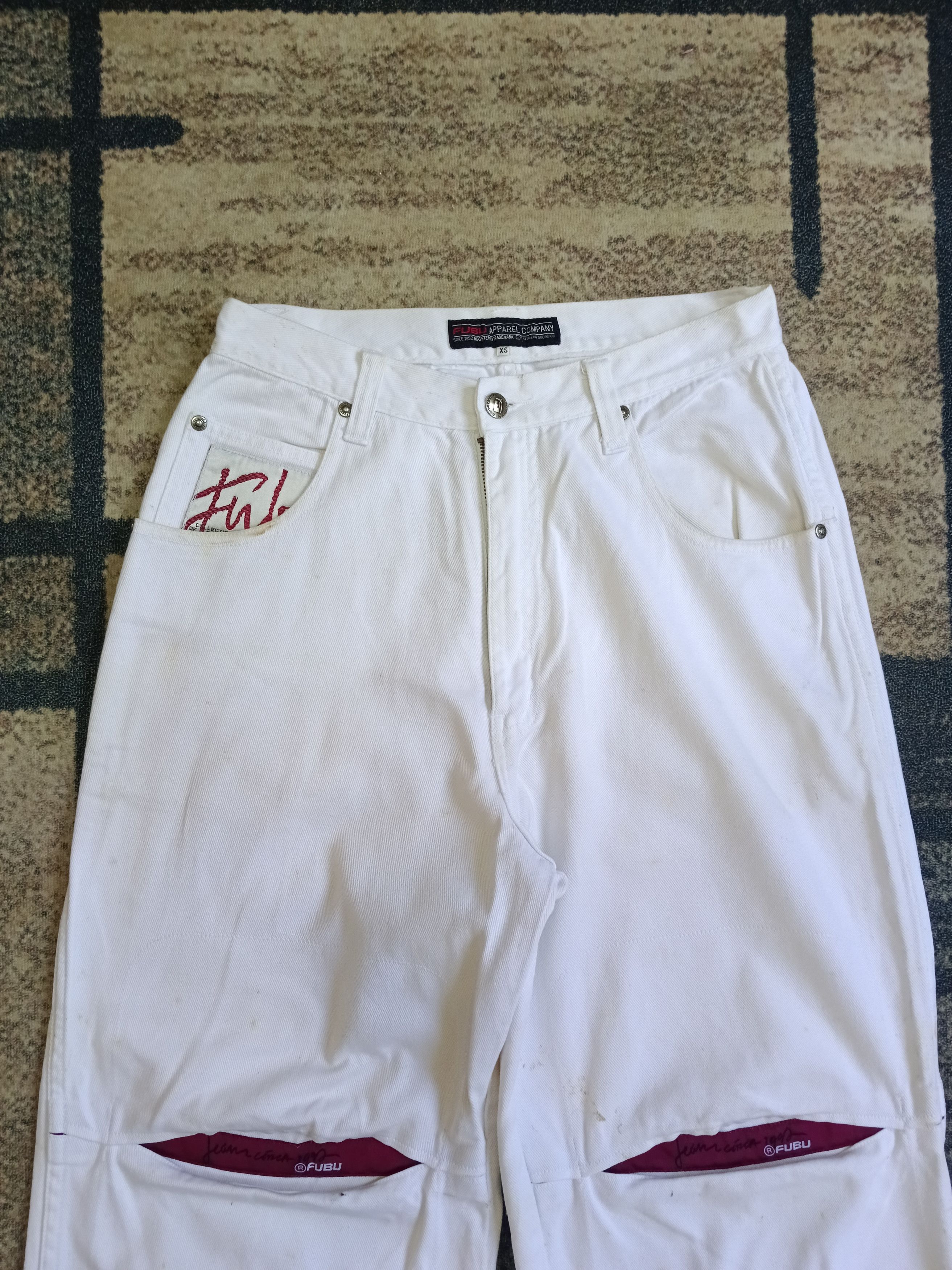 Fubu × Vintage TRENDING WIDE PANTS BAGGY🔥FUBU SICK DENIM PANTS Size US 27 - 4 Thumbnail
