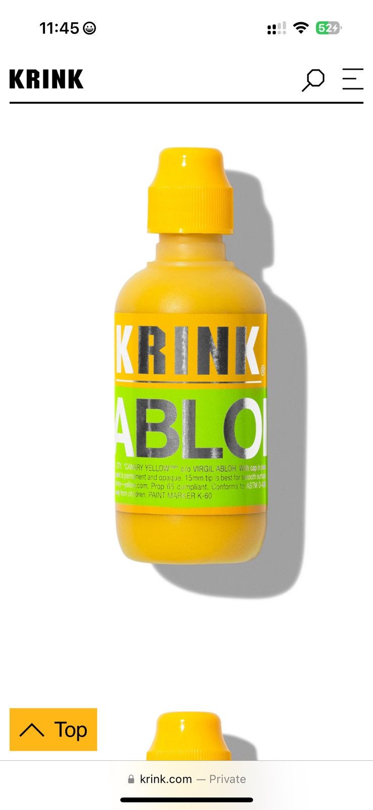 IRAK × Virgil Abloh KRINK X ABLOH X IRAK Size ONE SIZE - 9 Thumbnail