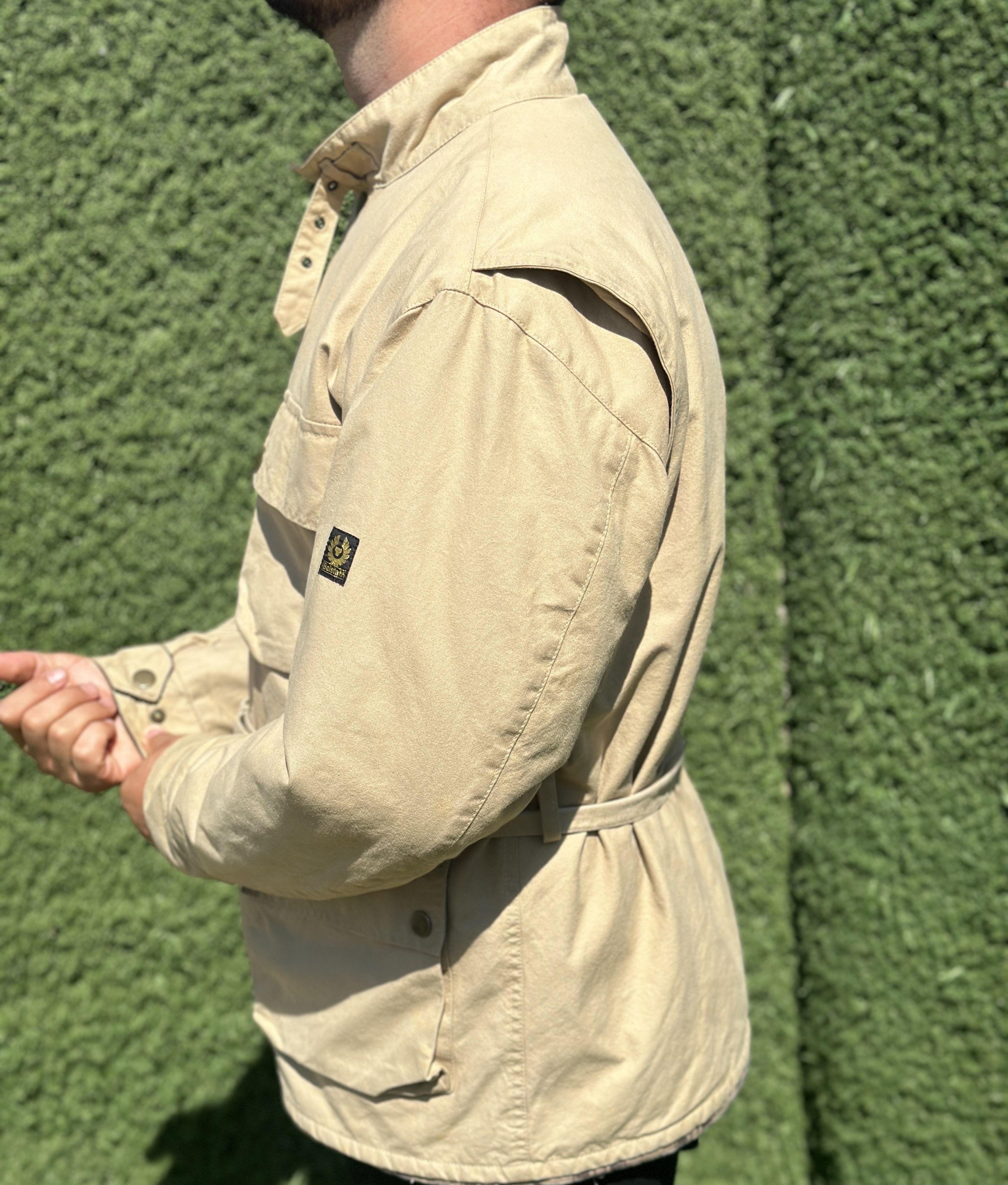 Belstaff Belstaff Wax Rider Motorcycle Motorcycle Bike Beige Size L Size US L / EU 52-54 / 3 - 10 Thumbnail