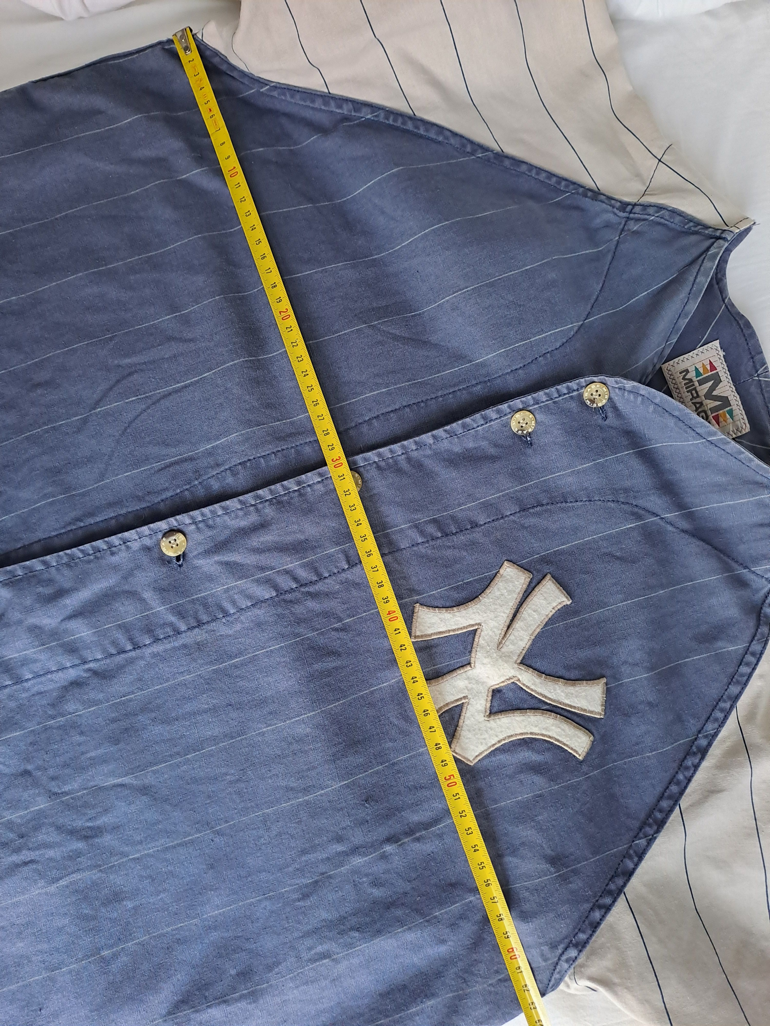 Mirage Mirage Cooperstown basebnall bicolor cotton shirt Size US L / EU 52-54 / 3 - 17 Thumbnail