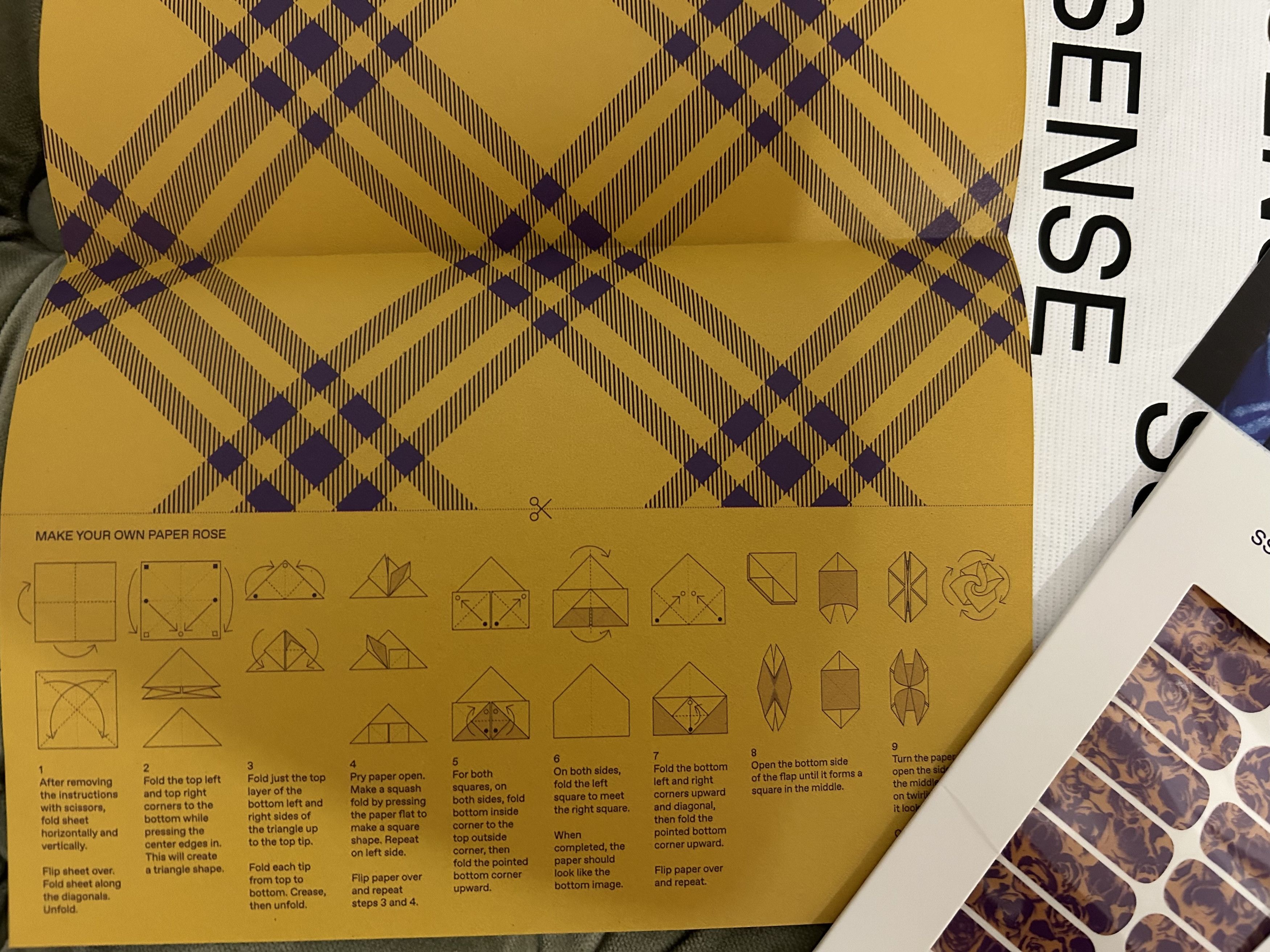 Burberry Burberry x Ssense Luxury Nail Wraps Roses Design Art Project Size ONE SIZE - 4 Thumbnail