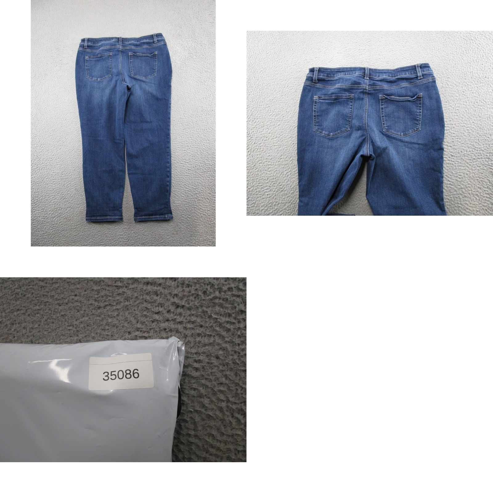 Vintage Maurices Women's High Rise Blue Stretch Denim Jeans Size 18 Size 40" / US 18 - 9 Thumbnail