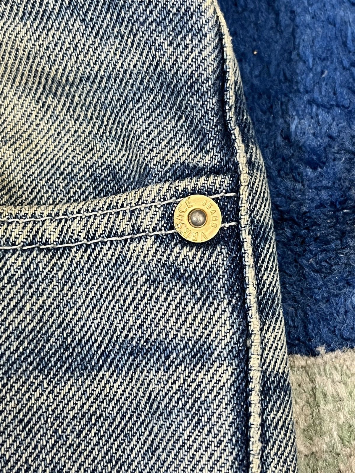 Versace × Versace Jeans Couture Versace Jeans Courture Mudwash Denim Size US 30 / EU 46 - 3 Thumbnail