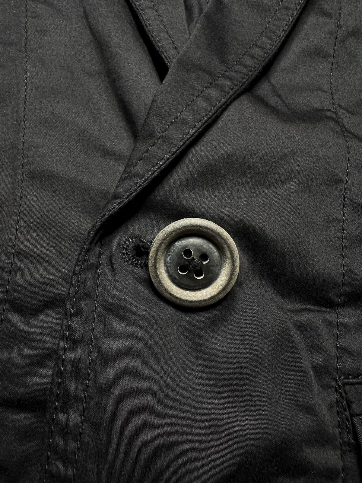 Ann Demeulemeester Ann Demeuelemeester Single Button Elastic Cotton Blazer Size US S / EU 44-46 / 1 - 5 Thumbnail