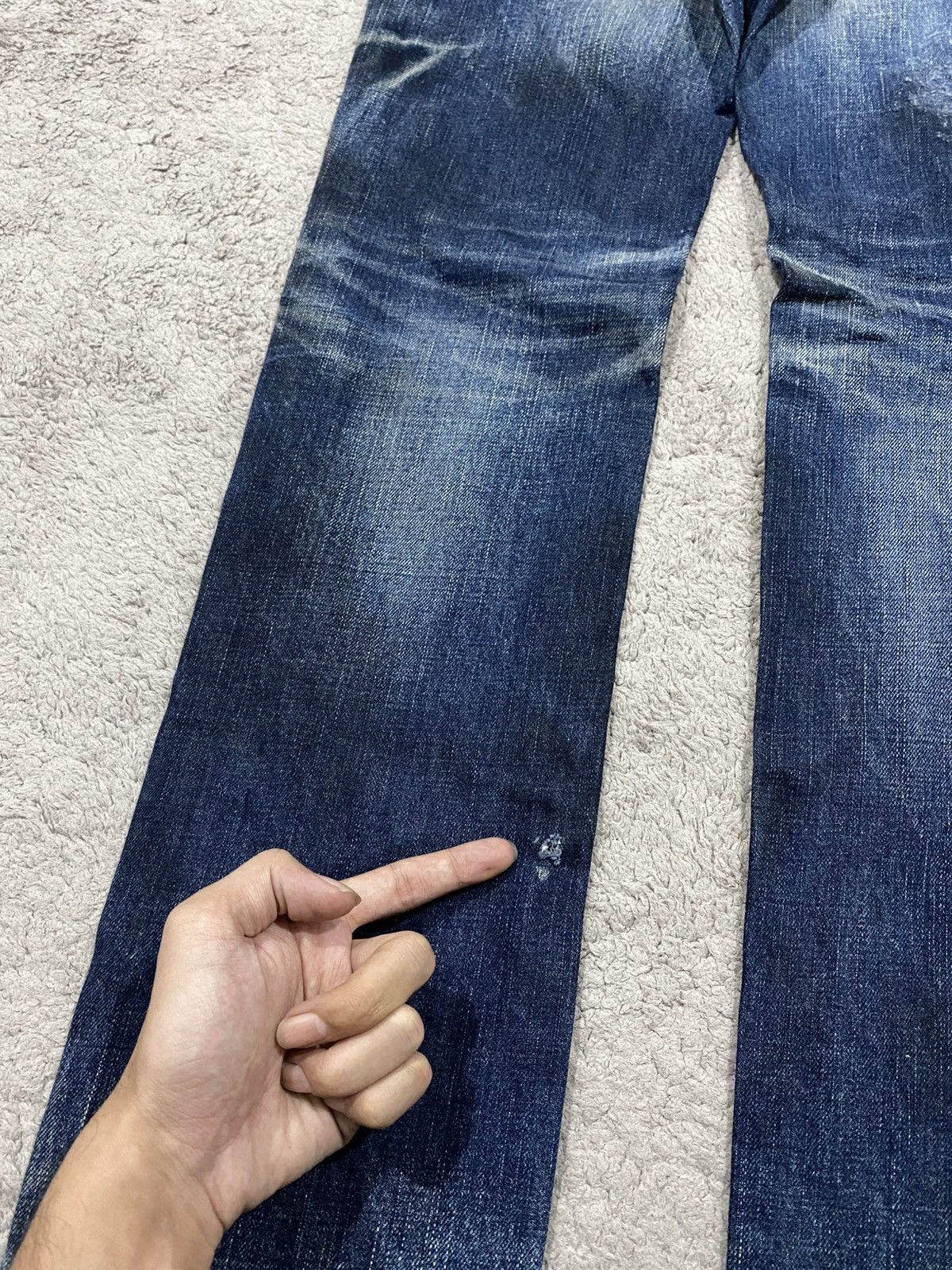 Tornado Mart NEED GONE ‼️ Rattle Trap Distressed Rusty Denim Jeans Punk Size US 31 - 12 Thumbnail