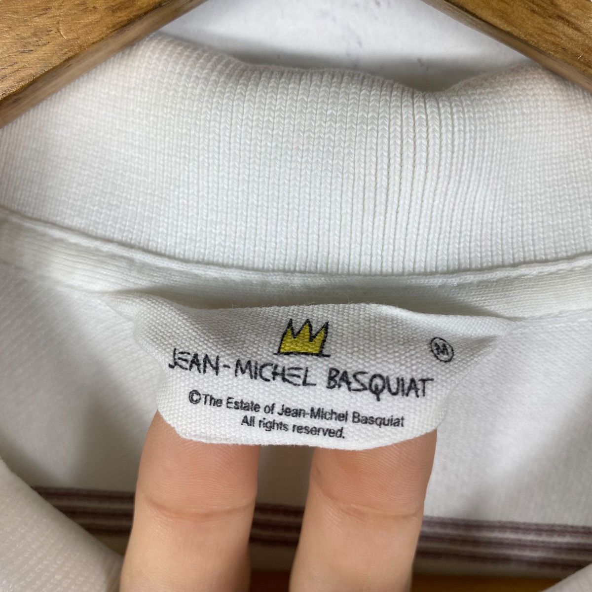 Jean-Michel Basquiat Vintage 00's JEAN-MICHEL BASQUIAT Small Logo Striped Polo Size US M / EU 48-50 / 2 - 6 Thumbnail