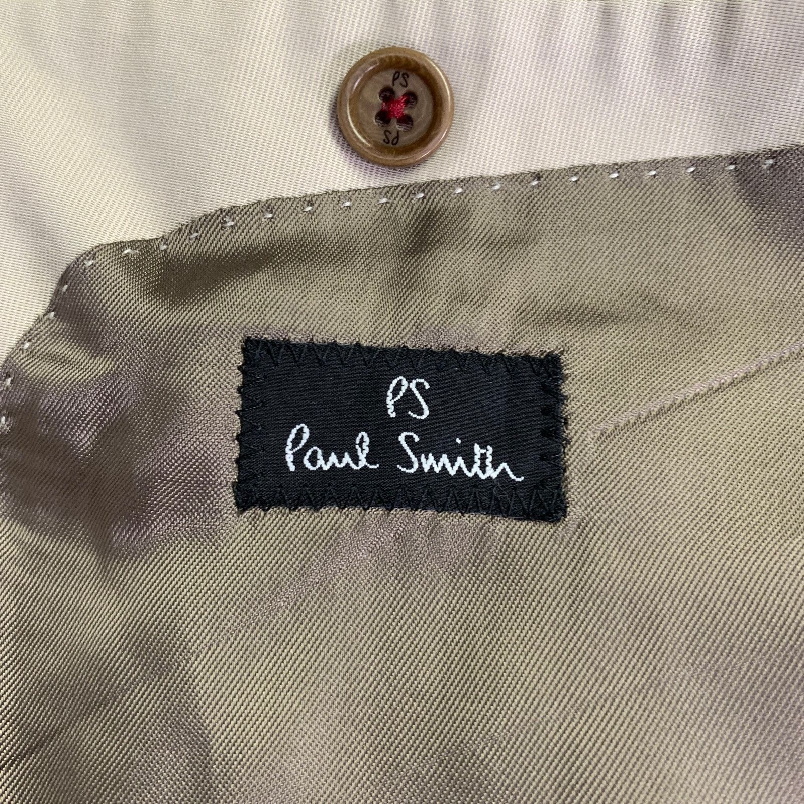 Paul Smith PS by PAUL SMITH Size 42 Khaki Cotton Blend Sport Coat Size 42R - 7 Thumbnail
