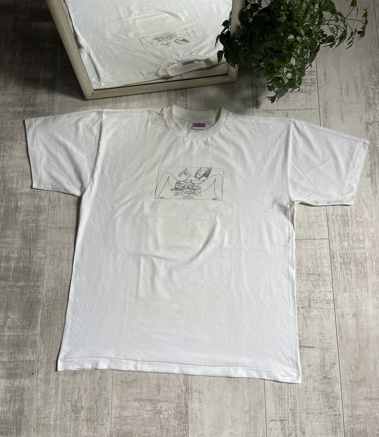 Vintage Vintage Machler 00’s Graffiti Art Germany T-Shirt RARE Size US L / EU 52-54 / 3 - 2 Thumbnail