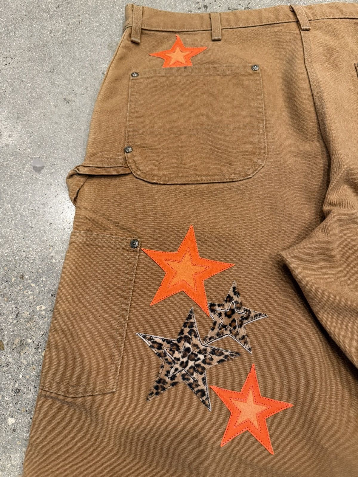 Chrome Hearts Chrome Hearts Star Parch Carhartt Double Knee Pants Size US 38 / EU 54 - 14 Thumbnail