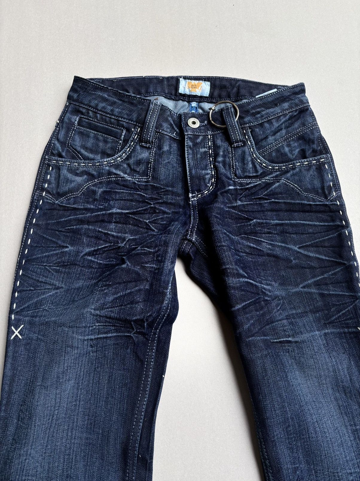Japanese Brand Antik lace up flare jeans Size US 26 / EU 42 - 2 Thumbnail