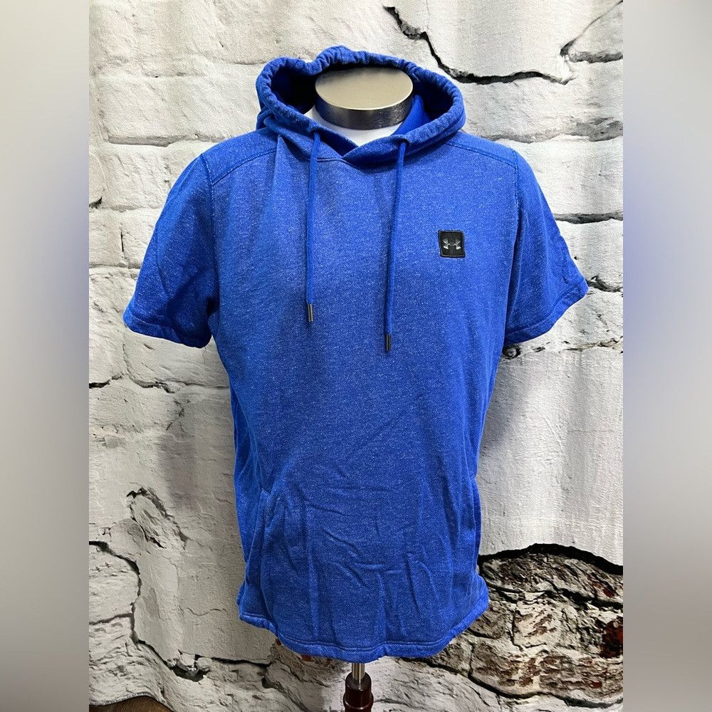 Under Armour Under Armour Men's Cobalt Blue Short Sleeve Hoodie Athleisu Size US XL / EU 56 / 4 - 2 Thumbnail
