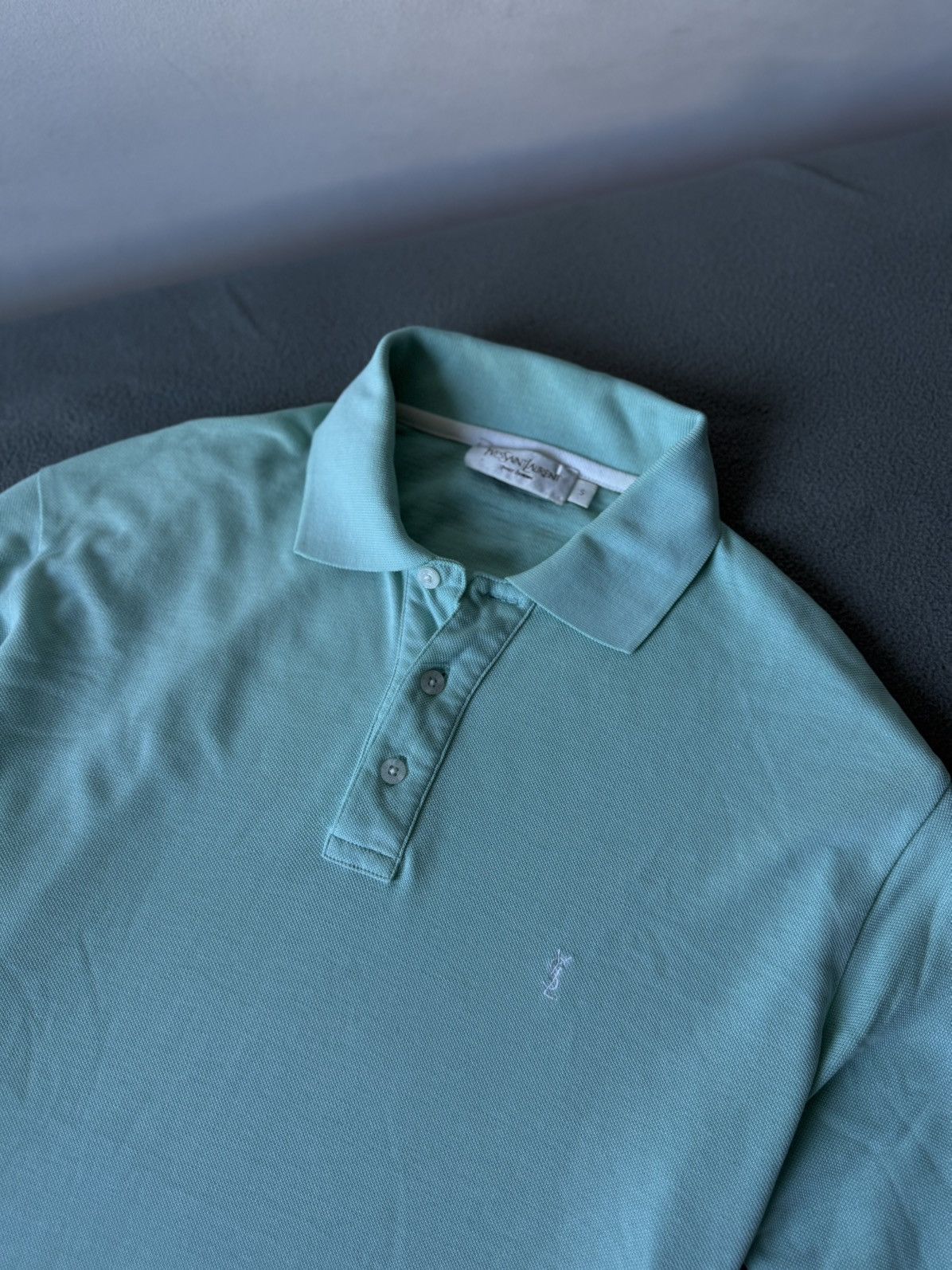 Yves Saint Laurent Yves Saint Laurent YSL Mens Polo Shirt Size US L / EU 52-54 / 3 - 2 Thumbnail