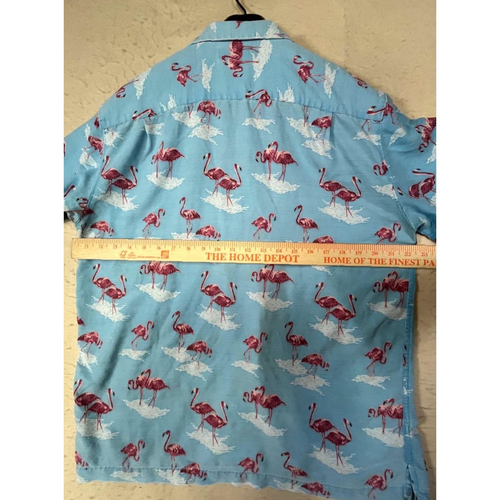 Vintage caribbean Button-Up Shirt Men M Blue Palm Trees Sailboats Hawaiian Short Sleeve Size US M / EU 48-50 / 2 - 4 Thumbnail