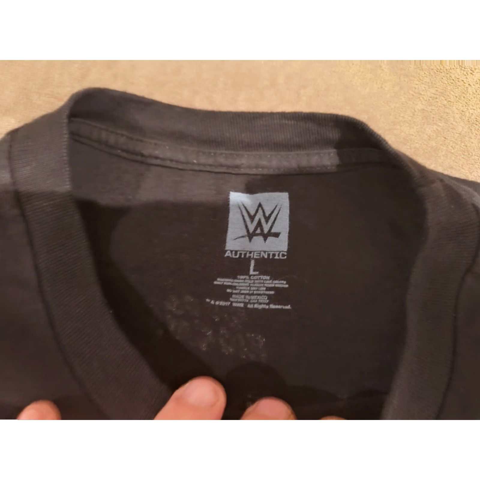 Doublet WWE Funny Retro Sports Graphic Print Short Sleeve T-Shirt Men’s Black L Double-Sided Size US L / EU 52-54 / 3 - 4 Thumbnail