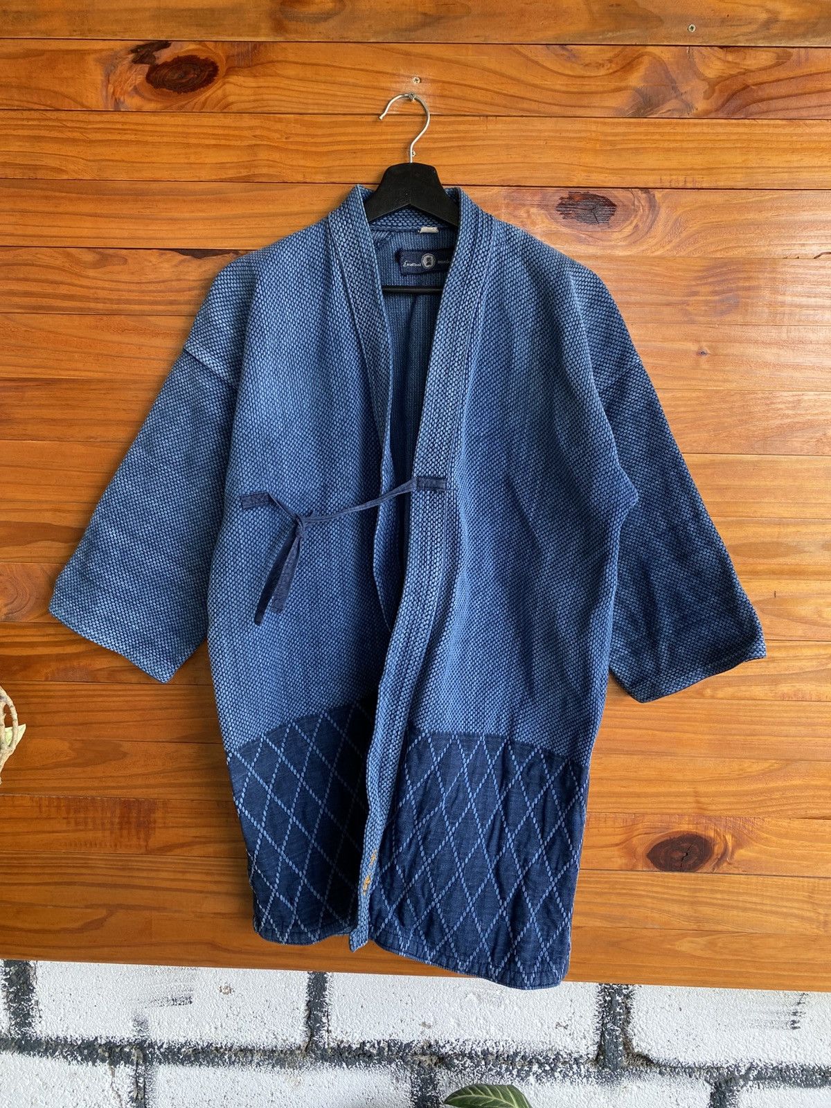 Japanese Brand Vintage Japanese Indigo Sashiko Noragi Jacket – Traditional Size US M / EU 48-50 / 2 - 3 Thumbnail