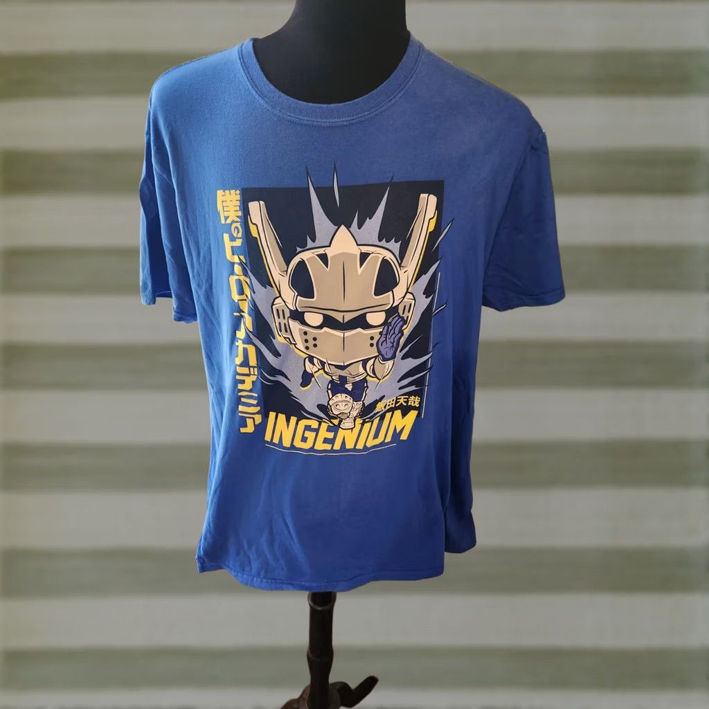 Vintage Funko POP! My Hero Academia Tenya Ingenium Class T-shirt Size XL Blue Graphic Size US XL / EU 56 / 4 - 1 Thumbnail