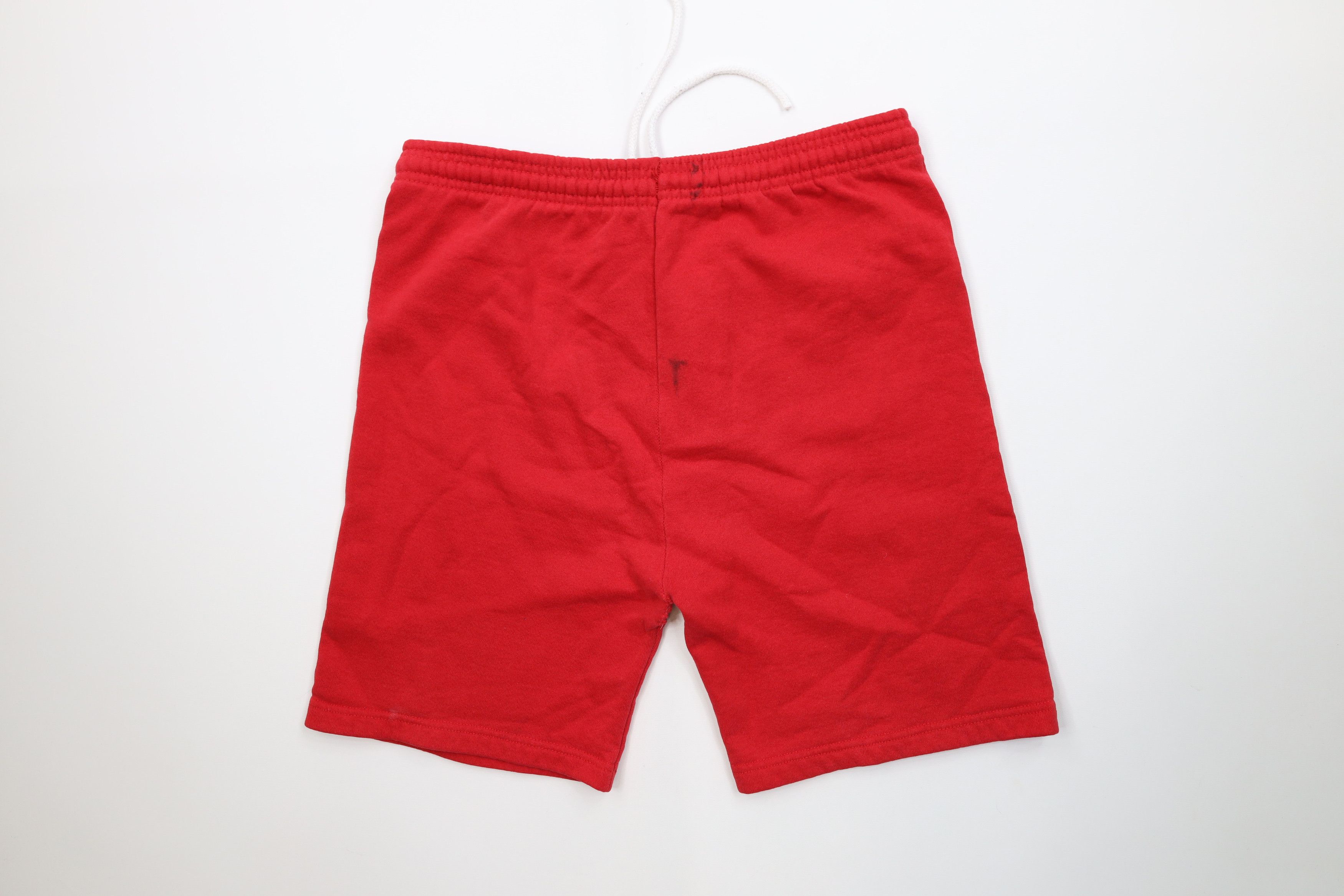 Vintage Vintage 90s Ohio State University Sweatpants Shorts Red USA Size US 34 / EU 50 - 9 Thumbnail