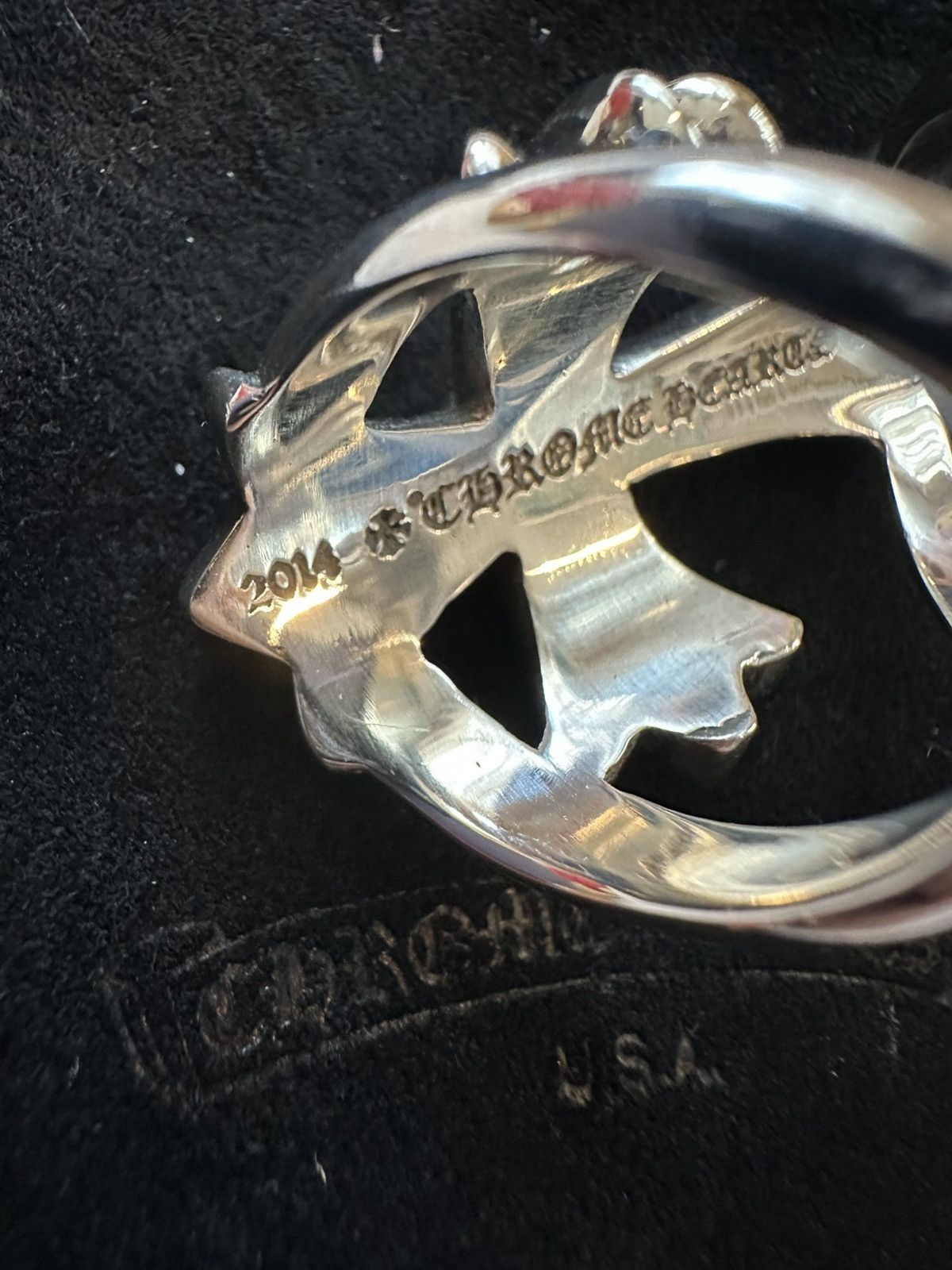 Chrome Hearts Chrome Hearts Silver Infinity Ring US Size 6 Size ONE SIZE - 6 Thumbnail