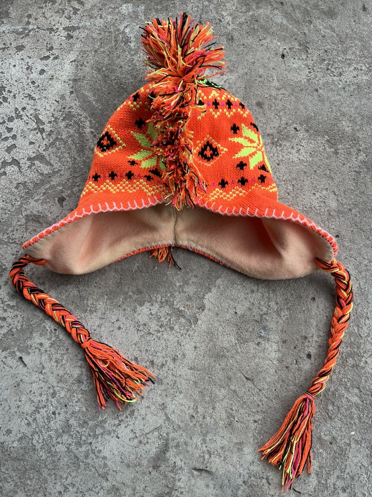 Hysteric Glamour × If Six Was Nine × Le Grande Bleu (L.G.B.) Vintage Japanese Ear Knitted Flat Hat like Vivienne Westwood Size ONE SIZE - 1 Thumbnail