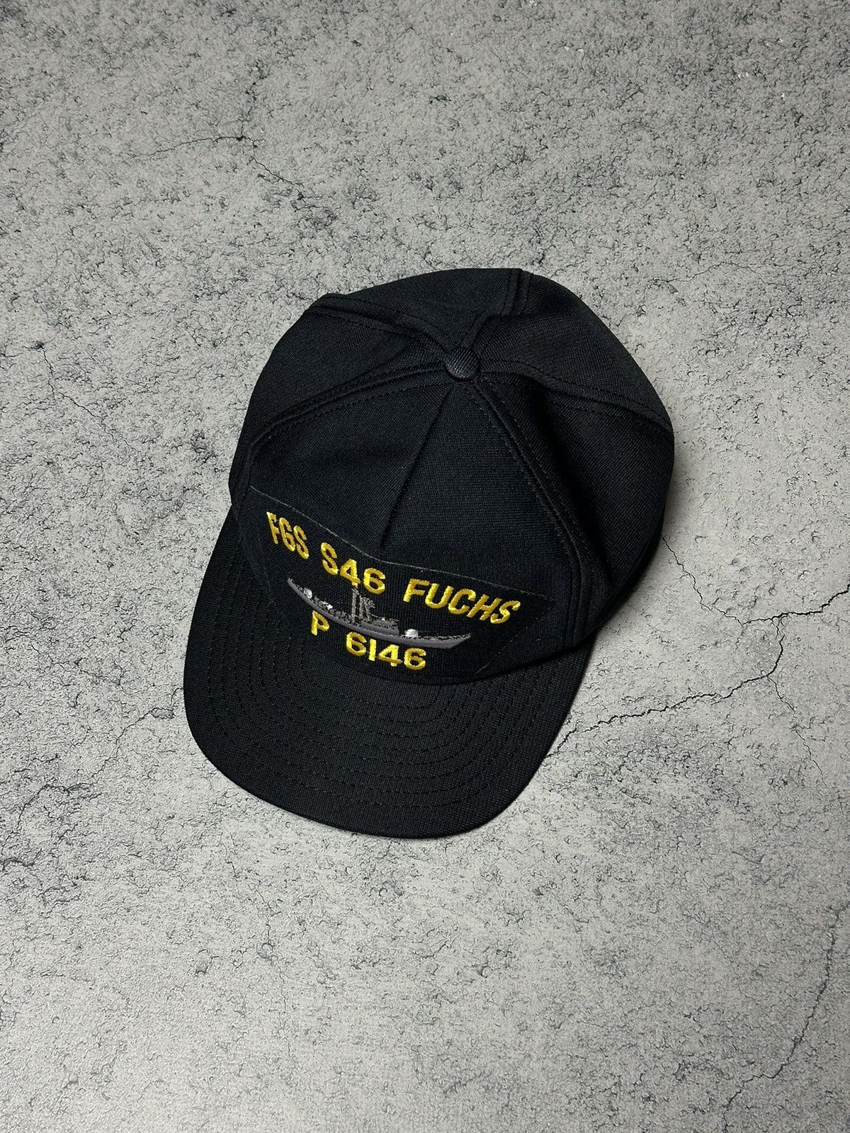 Vintage Vintage FGS S46 FUCHS Ship Army USS Military Cap Size ONE SIZE - 2 Thumbnail